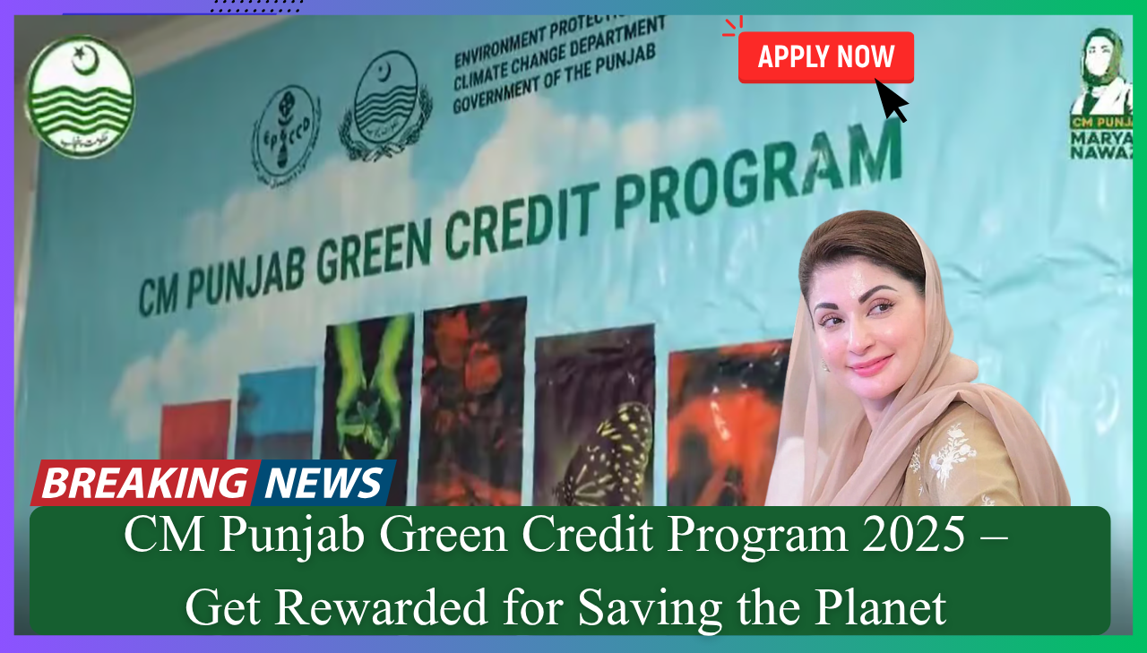 CM Punjab Green Credit Program 2025 – Get Rewarded for Saving the Planet