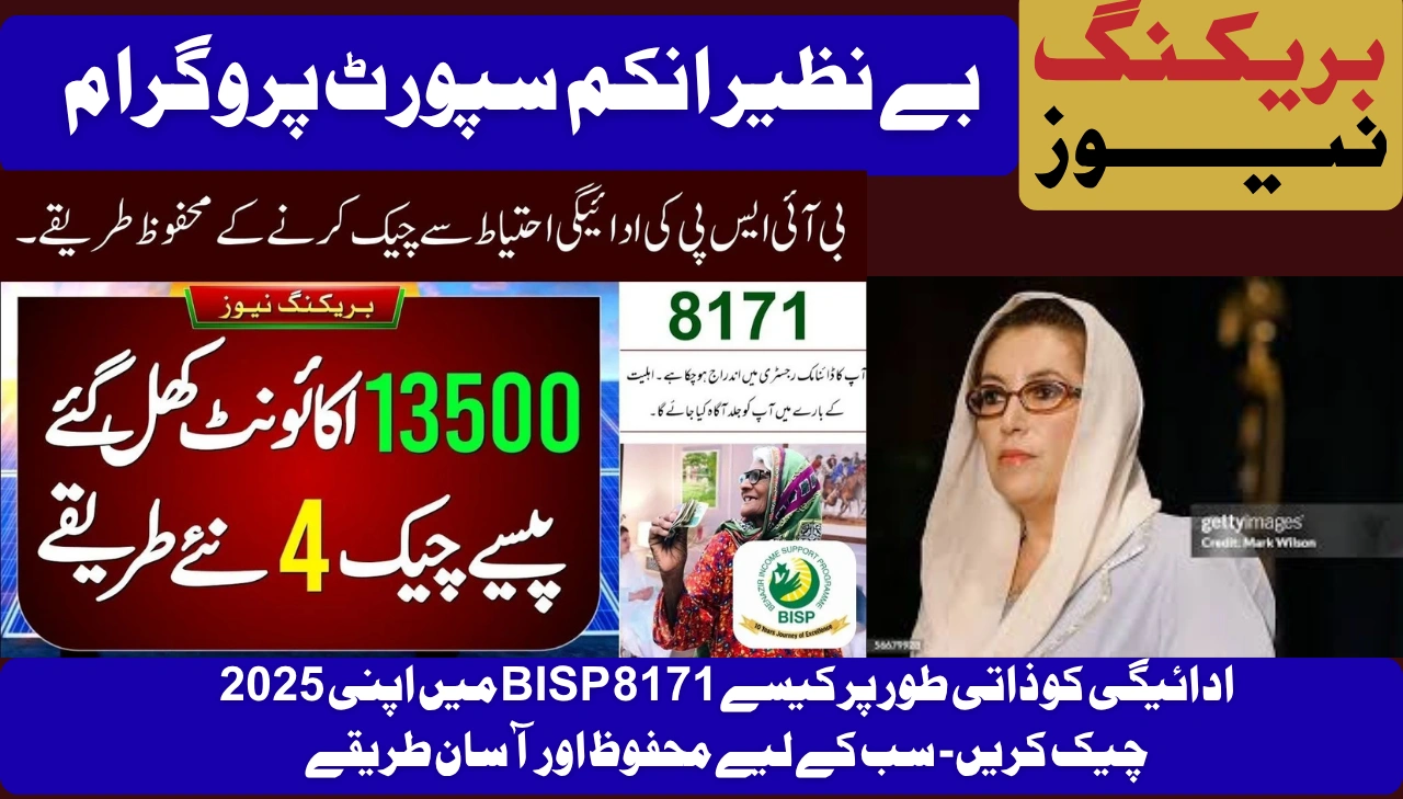 How to Check Your BISP 8171 Payment Privately in 2025 – Safe and Easy Methods for Everyone